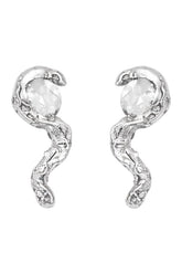Puls Earrings Silver — packshot
