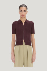 Ribbed Polo Top — carry 3