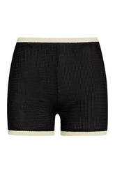 Santa Cruz Short - Black/Ivory Crinkle — packshot