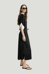 Satin shirtdress — carry 3