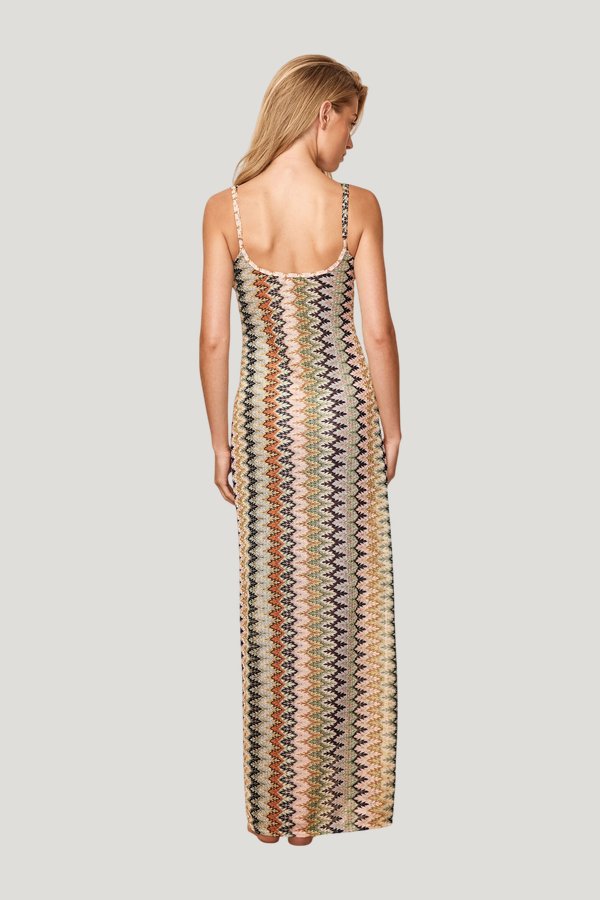 Sayulita Dress - Porto Cervo Multi — model side