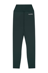 Serif Logo Legging - Forest/White — packshot