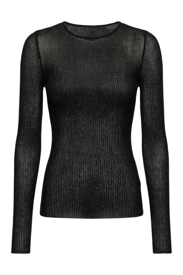 Sheer Ribbed Long Sleeve Top — packshot