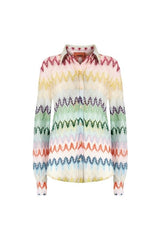 Shirt in viscose blend with lace motif — packshot