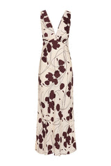 Signe Maxi Dress Dandelion Floral Bordeaux — packshot