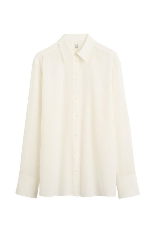 Silk crepe shirt — packshot