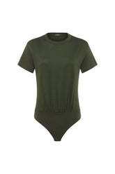 Soft Cotton Everyday T-Shirt Bodysuit | Darkest — packshot