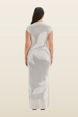 Solange Midi Dress — model back
