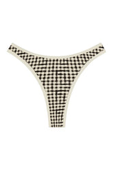 Somerset Bottom - Black Gingham — packshot