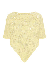 Sophie Crochet Poncho - Whipped Butter — packshot