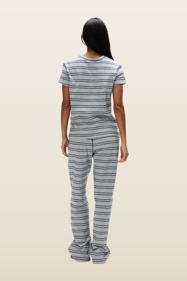Striped T-Shirt - Core Stripe — model back