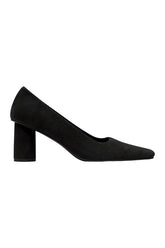 Suede Cylinder Pump — packshot