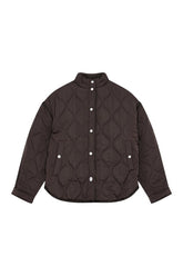 Surge Quilt Jacket In Coffee — packshot