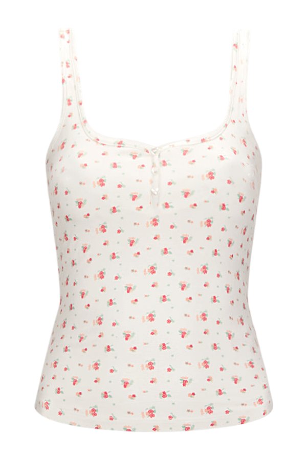Sweetheart Henley Pyjama Vest — packshot
