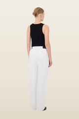 TAKAROA LDS Elasticated waistband trousers — model back