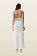 Tessie Knit & Crochet Maxi Dress — model back
