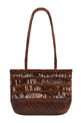 Textured Petit Bagu - Chestnut — packshot