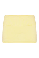 x JENNIE Briar Knit Mini Skort - Morning Light — packshot
