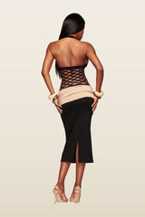 Zoreen Midi Dress — model back
