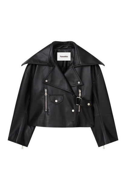 Ado - Regenerated leather jacket — packshot