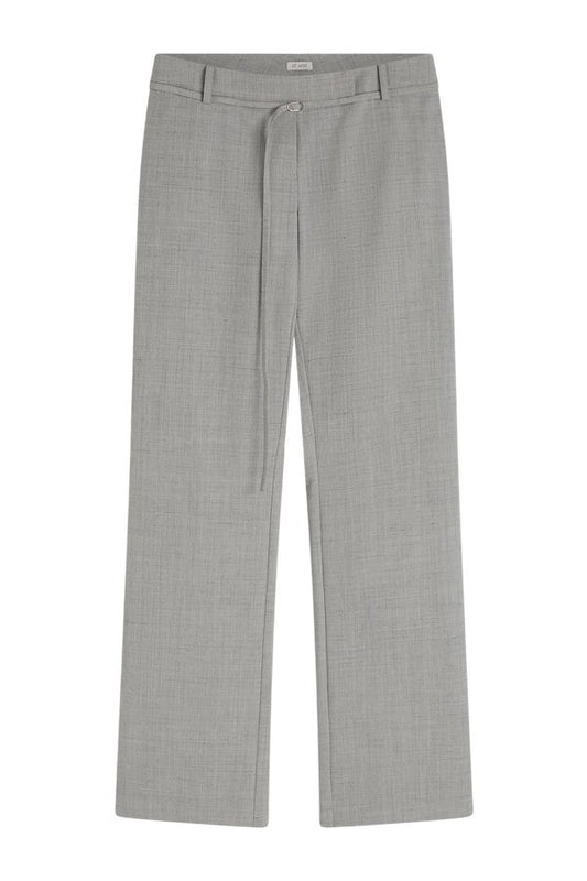 90s Belt Minimal Pants - Concrete — packshot