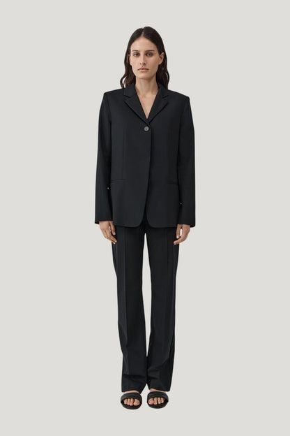 90s Wool Blazer — model front