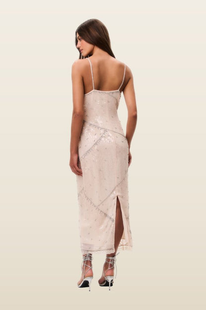 Adarine Sequin Maxi Dress — model back