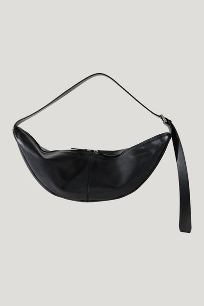 Adjustable Slim Crescent Bag — model front
