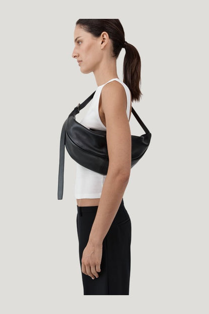 Adjustable Slim Crescent Bag — model side