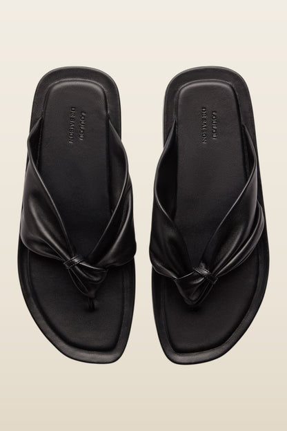 AGORA Nappa leather sandals — model back