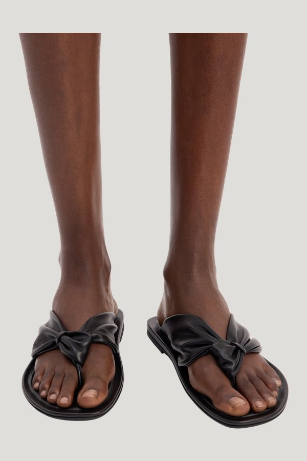 AGORA Nappa leather sandals — model front