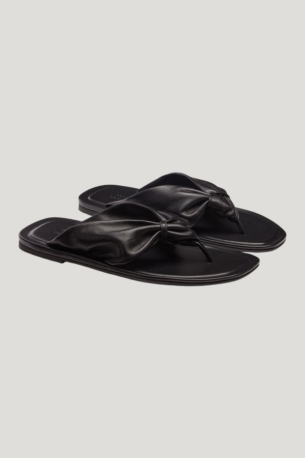 AGORA Nappa leather sandals — model side