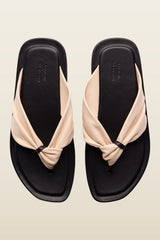 AGORA Nappa leather sandals — model back