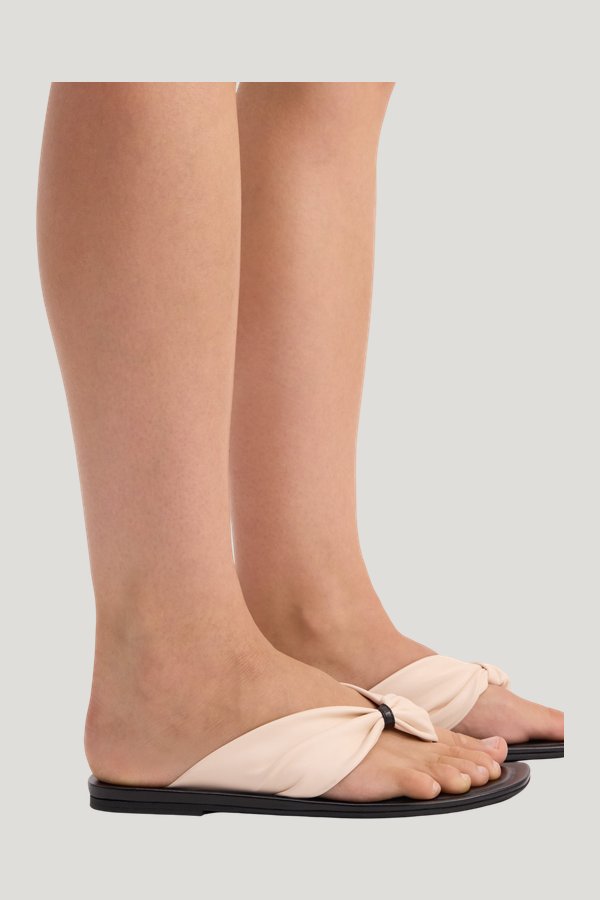 AGORA Nappa leather sandals — model front
