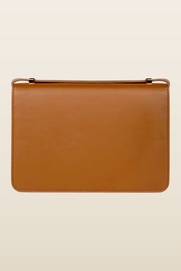 Alex In Caramel Leather — model back