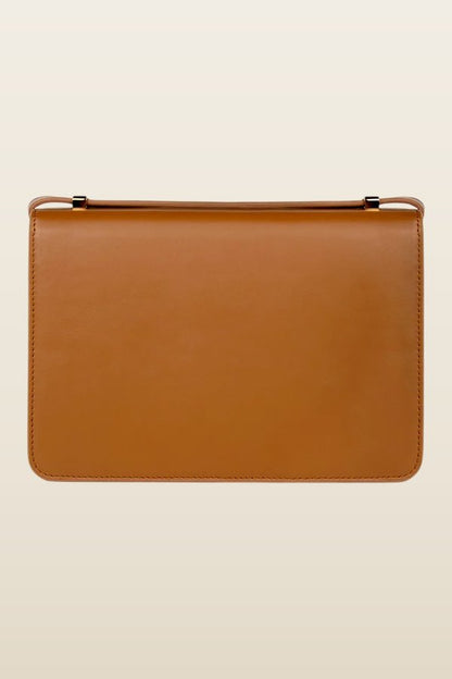 Alex In Caramel Leather — model back