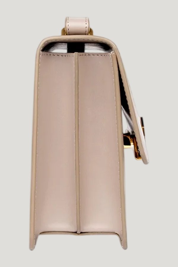 Alex In Taupe Leather — model side