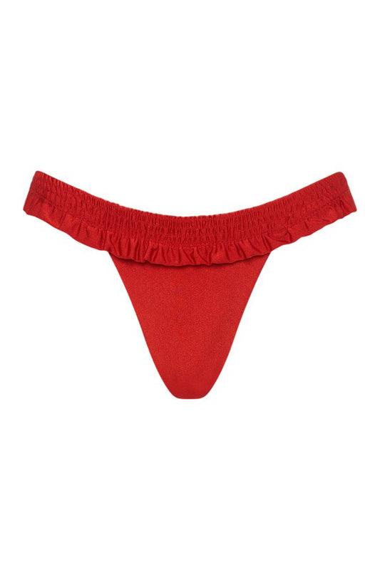 Alma Bikini Bottom Scarlet — packshot