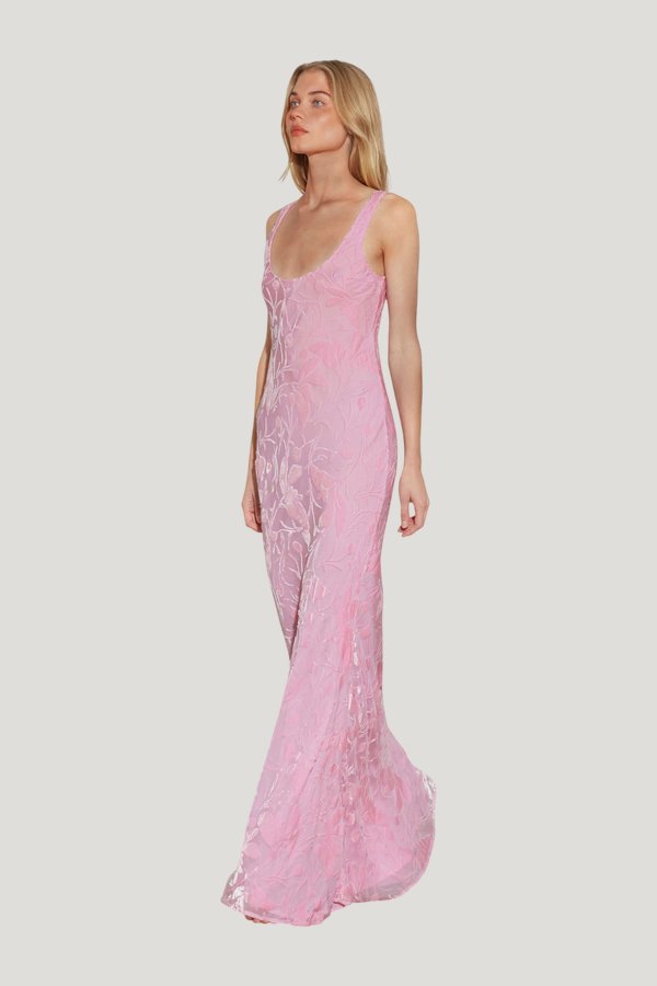 Amaris Dress — model side