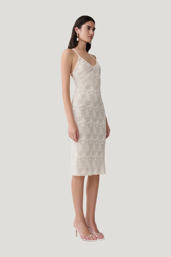 Ambrose Lace Midi Dress — model side