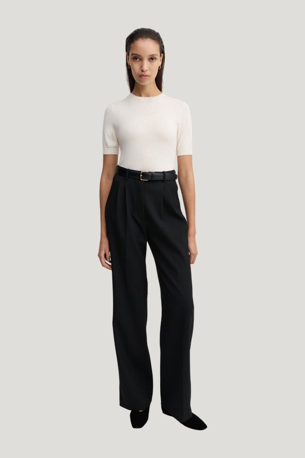 Amel Tailored Trousers, — model front