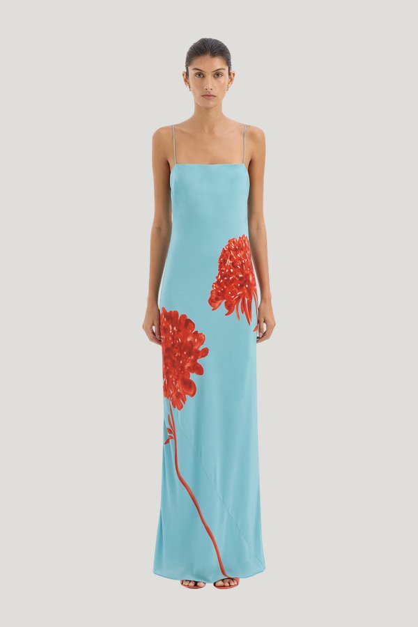 Amelie Slip Dress — model front