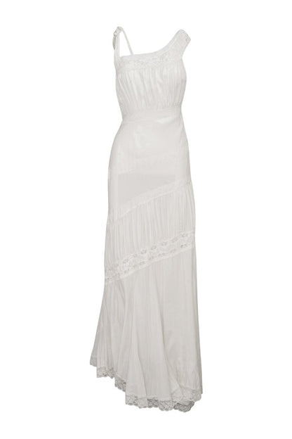 Andresy Silk Asymmetrical Maxi Dress — packshot