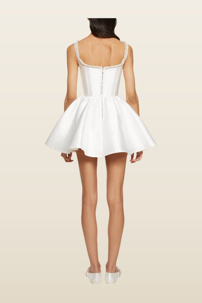 Annie Dress - Pearl — model back