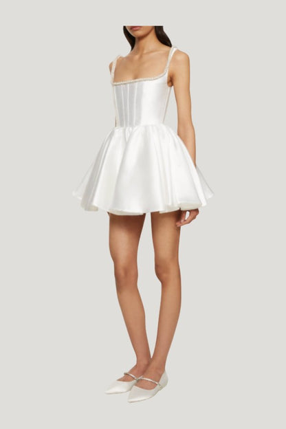 Annie Dress - Pearl — model front