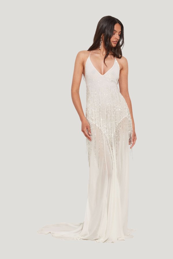 Antoinetta Dress — model side