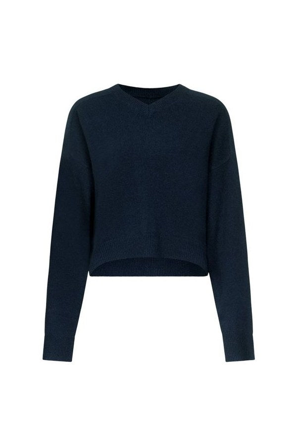 ANZOR LDS V neck cashmere sweater — packshot