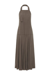 Apron Dress - Moss — packshot