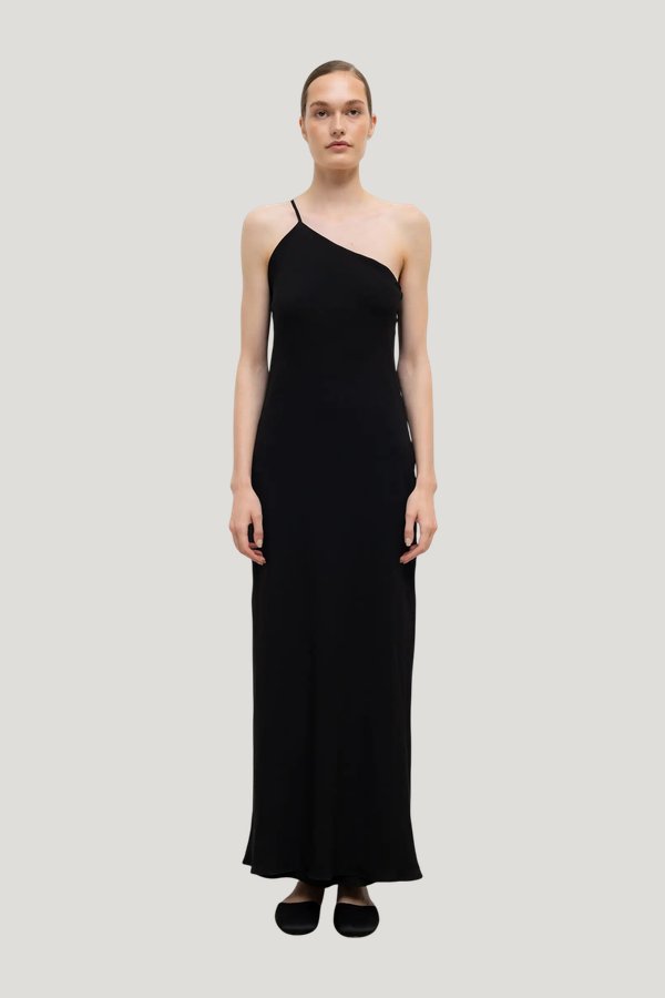 Ari One Shoulder Dress — model front