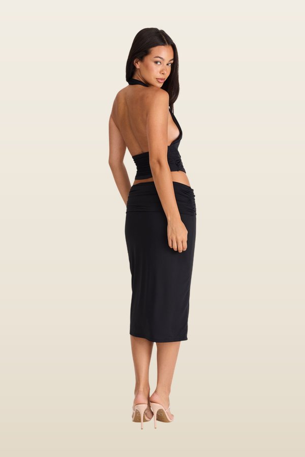 Arielle Midi Skirt — model back